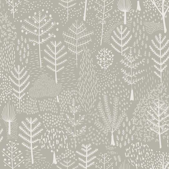 RoomMates Folklore Trees Peel & Stick Wallpaper